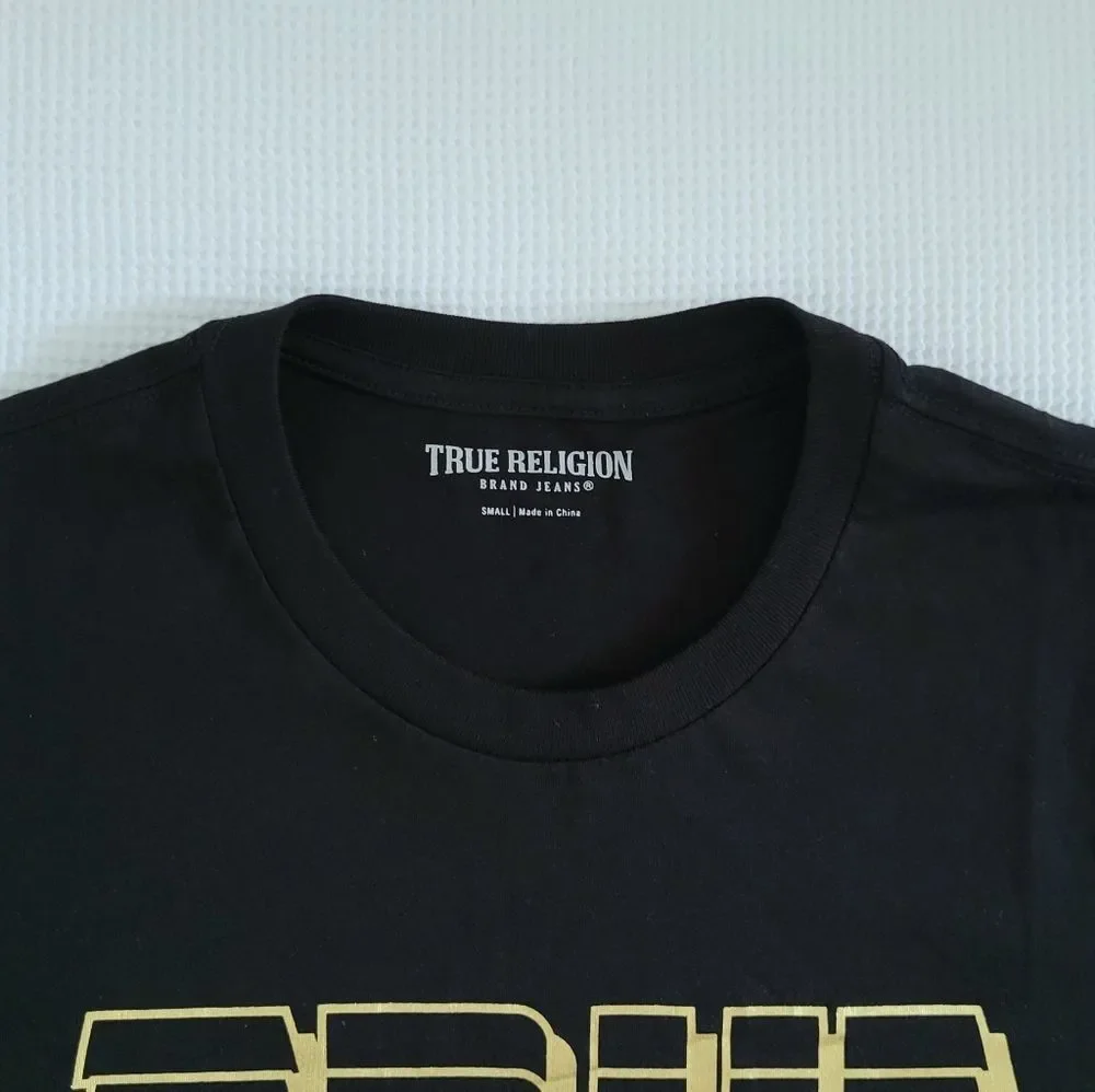 True Religion🙏 Black🖤 Graphic Logo Tee👕 - NWT